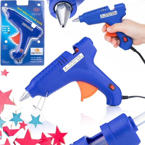Pistola Colla a Caldo CreatiFix MiniStick 20W – Leggero e Sicuro  Ø 7 mm  Per Bambini, Decorazioni, Scrapbooking