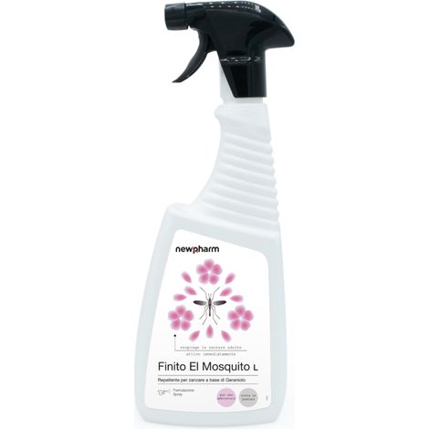 REPELLENTE PER ZANZARE, FINITO EL MOSQUITO, 750ML