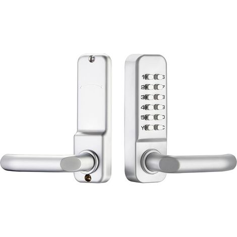 Serrures à combinaison mécaniques, serrures de porte, serrures à combinaison de portes de bureau intérieures et extérieures en bois (1/5)