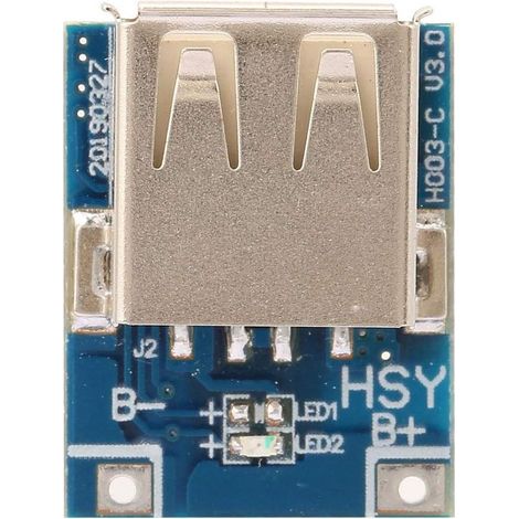 10-teiliges USB-Ladegerät-Board, hocheffiziente Schaltung zum Laden von Akkus, 5 V Spannung und 1 A Ausgangsstrom für Elektronikprojekte (1/5)