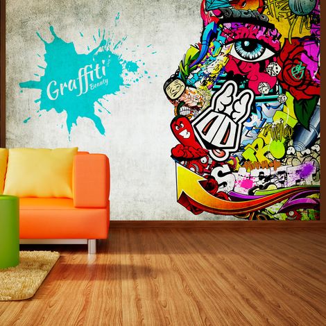 Fotomurale - Graffiti beauty - 200x140 (1/4)