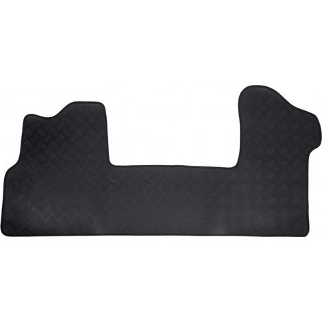 Tapis de voiture utilitaire - Sur Mesure pour RENAULT Master / OPEL Movano (Dès 01/2010) - 1 pièce - Tapis de sol antidérapant pour utilitaire - Souple - 100% Caoutchouc (1/5)