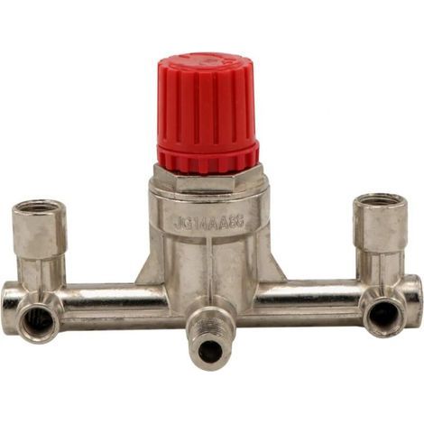 Bama Support Silencieux Pratique Régulateur de Pression Compresseur D'air Bama Interrupteur Support Compresseur D'air Raccords Régulateur pour La Maison en Plein Air Boutique (1/4)