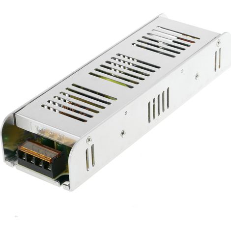 BeMatik - Source d'alimentation industrielle 12VDC 16.7A. Mesures 68 x 222 x 40 mm (1/5)