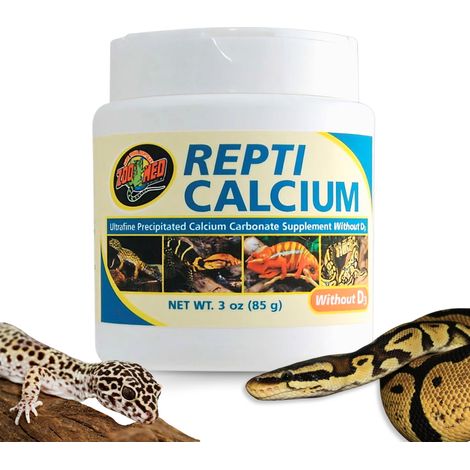 ZOOMED Repti Calcium 85g - Calcio para reptiles y anfibios sin vitamina D3 (1/2)