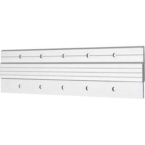 1 Paire (2 Pièces) Rail Fixation Miroir Lourd Z - 31cm Crémaillère Française en Aluminium - Support Mural Invisible Charge 30kg pour Tête de Lit, Cadre Photo, Meuble et Tableau (Vis Incluses) (1/5)