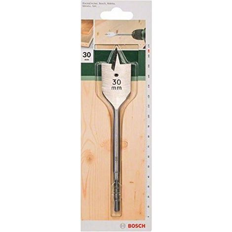 BOSCH - PUNTA A TESTA PIATTA PER LEGNO 30x120x165MM (1/4)