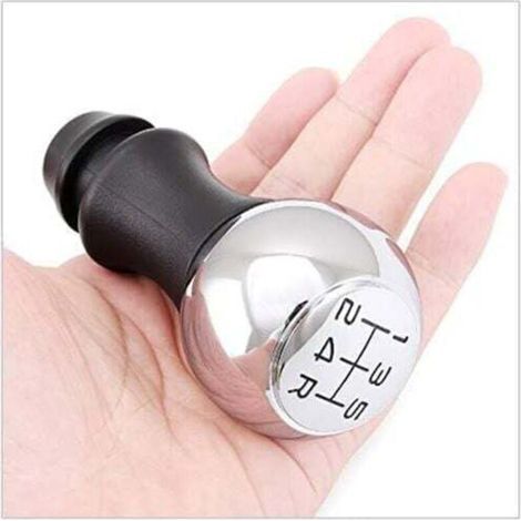 Pommeau de Levier de Vitesses pour boite manuelle 5 vitesses Chrome argent 106 206 207 306 406 307 407 408 508 807 3008 5008 C2 C3 C4 C5 (1/4)