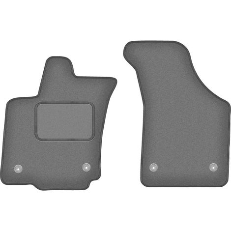Tapis de sol avant pour : VW Phaeton berline avec extincteur (2002-2016) graphite