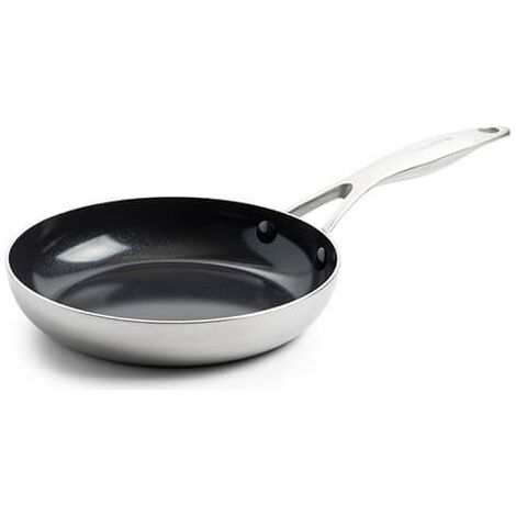 GreenPan Geneva 3-Ply Stainless Steel Non-Stick 18cm Frypan