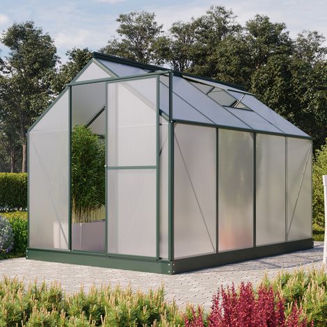 Vitavia Gewächshaus "Eos 6000", smaragd, 6,0 m², 4 mm HKP (1/5)
