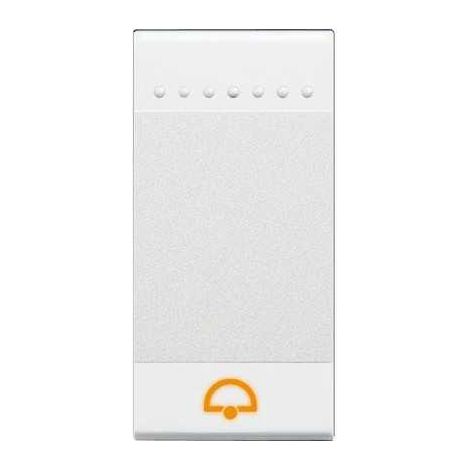 N4915Dn Copritasto Simbolo Campanello Bianco Livinglight