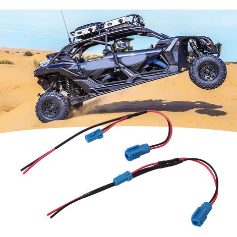 Deux faisceaux de câbles d'alimentation sont compatibles avec le Can-Am Maverick X3 4x4. (1/5)
