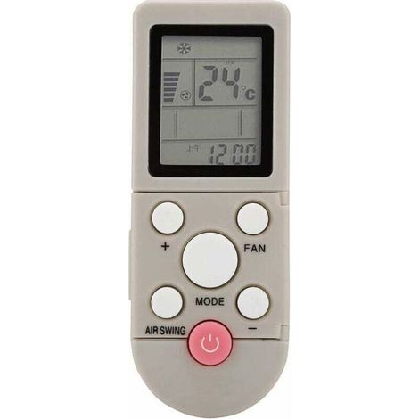 YMYNY Pièces de rechange pour télécommande de climatiseur YKR-F/06, adaptées à AUX YKR-F/001 YKR-F/09R/010 F/06 (1/4)