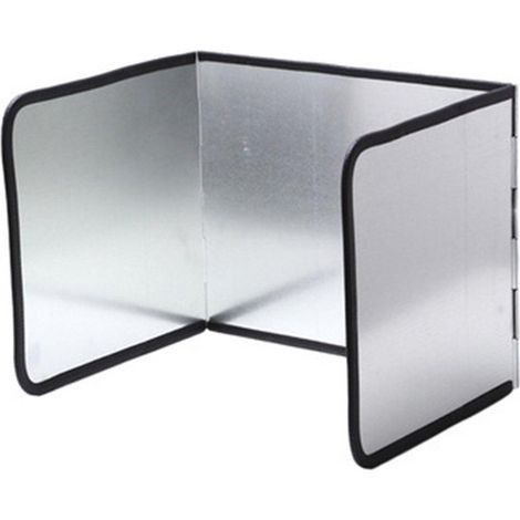 Spatscherm - Protección Antisalpicaduras Para Cocina - Panel Trasero 97 x 30 cm - Altura 29 cm - Modelo Plegable de 2 Piezas (1/5)