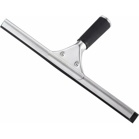 Raclette de douche en acier inoxydable pour le nettoyage à l'eau, 40 cm (1/4)