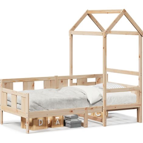 Maison Exclusive - Dormeuse con Tetto 80x200 cm in Legno Massello di Pino