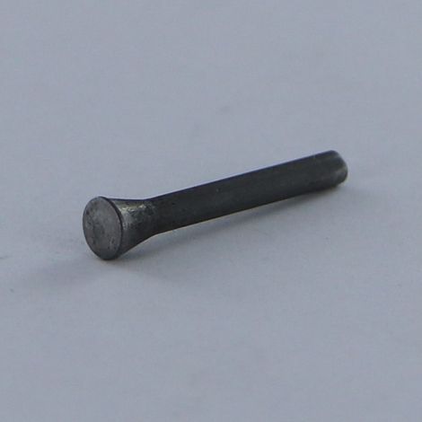 Rivet à frapper Tête fraisée bombée TFB 2.7X22 Acier brut