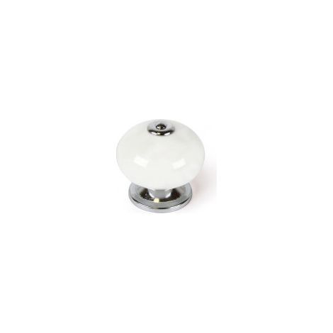 Boutons Porcelaine Chromée Rei élégance Et Durabilité Pour Meubles - Reunion Industrial