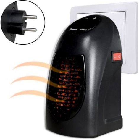 Chauffage d'appoint thermo-céramique - - 400 W - Programmable - Objet connecté - Chaleur douce (1/5)