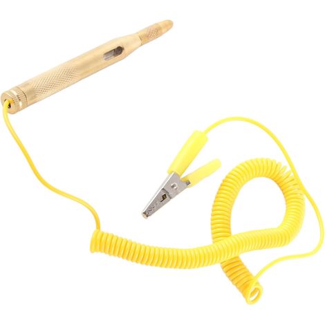 pour par contrôle fusible pour testeur electrique ampoule 12v câble spiralé,Outil de diagnostic électrique de stylo de test de tension de lampe de voiture Auto Véhicule Testeur d'appareil de (1/5)