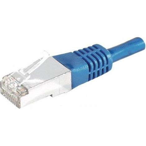 Cordon RJ45 S/FTP CAT 6a Bleu - 5,00m