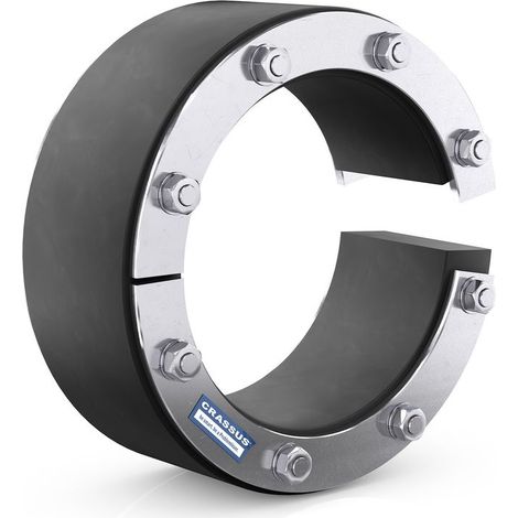 Joint CR Pressdg. type SD60-T, DN 80, diamètre extérieur 0-55 mm jusqu'à 5 bar, joint : 60 mm, EPDM / V2A