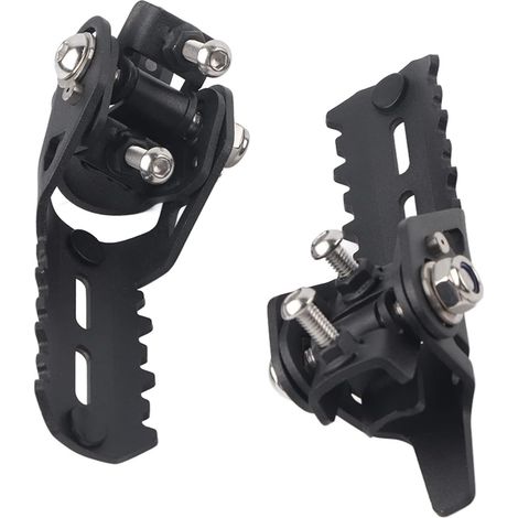Paix de la Moto Pliant, Chevilles en Acier Inoxydable avec Poignée Optimale, Conception de Près, Installation Facile, Noir, Orange, pour R1200GS 2013-2018, Ajustement Pare-chocs (BLACK) (1/4)