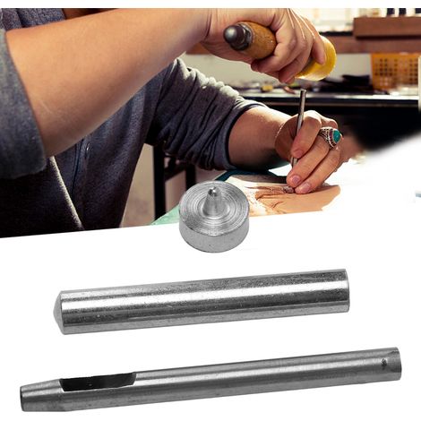 Œillet métallique à 50 trous, rondelle à trou intérieur rond, rivet DIY, accessoires de maroquinerie, œillet d'aération pour chaussures en toile, outil d'installation de ceinture, 7 mm (1/5)