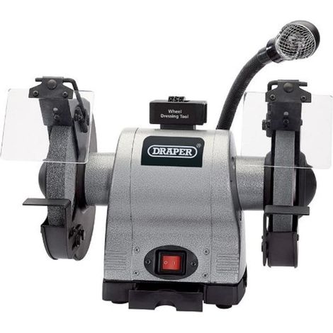 Meuleuse d'établi robuste avec lampe de travail 200 mm 550 W 230 V (1/2)