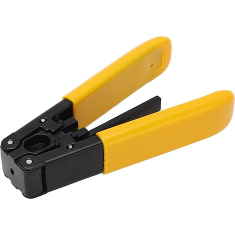 Pince à dénuder fibre optique manche PVC compacte coupe longitudinale transversale pour câble acier 1/2 coeur 3x2mm 125μm (1/5)