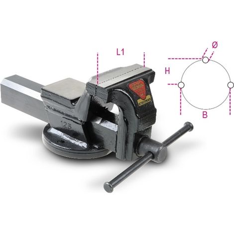 Beta 1599F 125 - Morse parallele da banco forgiate