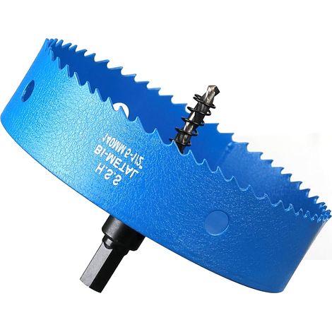 Scie Cloche 140 mm Bleue – M42, Bi-Métal, Bois, Aluminium (1/5)