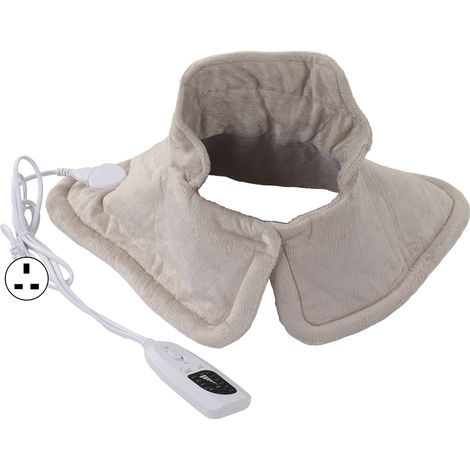 Couverture chauffante pour cou et épaules, température réglable, douce et électrique, prise UK 220V pour l'hiver (1/5)