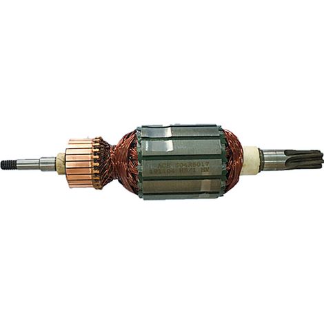 Trade-Shop Anker / Rotor / Motor Ersatzteil / Läufer / Kollektor / Polpaket für Makita Bohrhammer Kombihammer wie HR 4001 C ersetzt 513633-7