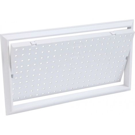 Nicoll – Trappe de visite baignoire rectangulaire 4 carreaux 20x10 ou 2 de 20x20 – Pour ventilation – Installation facile
