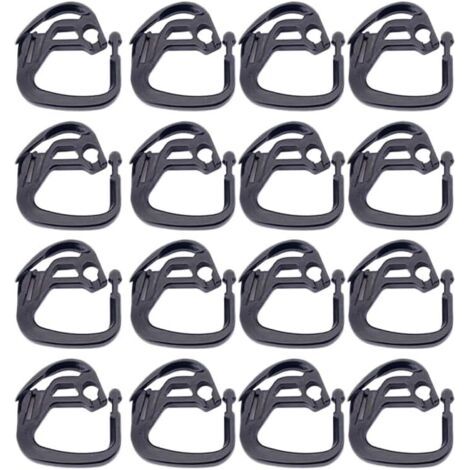 Clips De Filet D'Ombre 100 Pièces Crochets De Fixation Robustes Pour Jardin Serre Accessoires De Filet D'Ombrage Extérieur Faciles À Installer (1/5)