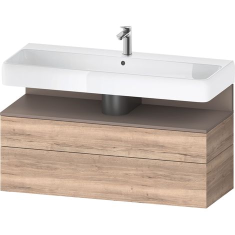 Duravit Collection One Meuble sous-lavabo, 1 tiroir et 1 tiroir,