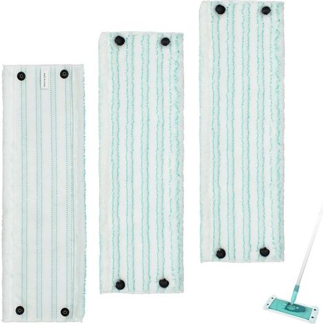 Balais Serpillères de Rechange, Serpillères en Microfibre pour Leifheit Clean Twist M Micro Duo Têtes de Recharge de Vadrouille Chiffon 3 Pièces (1/5)