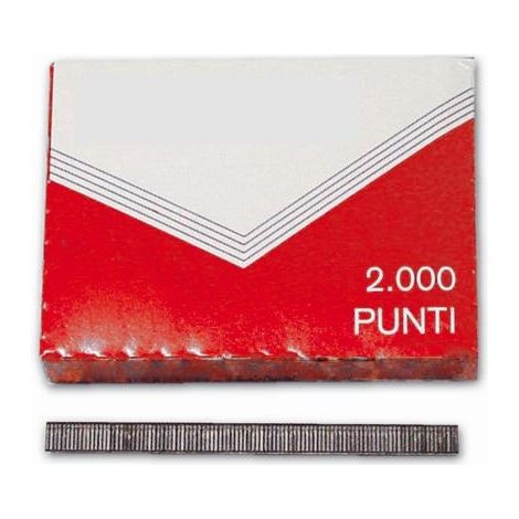 Punti per Cucitrice Puntatrice Fissatrice Da Ufficio (10 Scatoline Da 2000 Pz) (1/2)