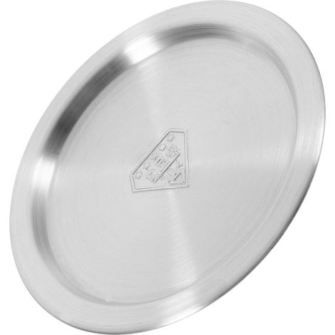 Couvercle anti-débordement en inox de 14 cm pour casseroles, poêles, saladiers et poêles en fonte (1/5)