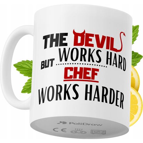Lustige Tasse für Köche – Kaffee- oder Teetasse mit witzigem Textdesign – ideal für Geburtstage, Namenstage, Feiertage und besondere Anlässe. Hochwertige Tasse für Zuhause, Büro und Arbeit. Farbe: Wei