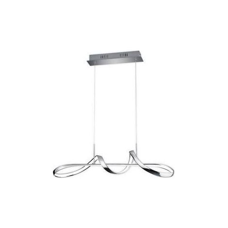 [GEBRAUCHT] B-Ware Reality Leuchten Hängeleuchte Pendelleuchte LED Deckenleuchte chrom Dimmer (1/2)