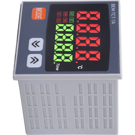 Digitaler Temperaturregler mit Relaisausgang und Thermostat für Heizpressen 100–240 V (1/5)