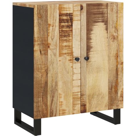 Aparador de madera maciza de mango 60x33x75 cm (1/5)