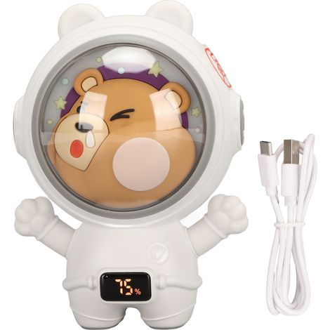 Chauffe-mains USB rechargeable double face chaleur rapide 3 niveaux réglable portable numérique pour l'école Ours interstellaire (1/5)