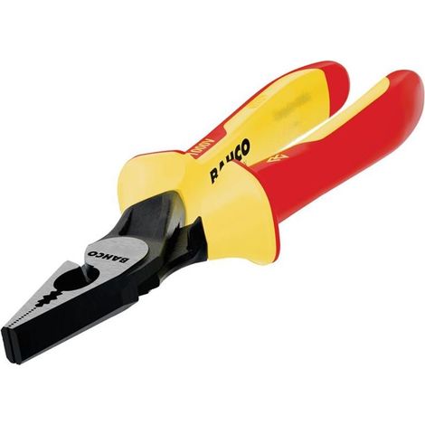 Bahco 2628S ERGO™ Insulated Combination Pliers, 160mm (6.1/4 inch) with Enhanced Ergonomic Design and Safety Features (1/3)