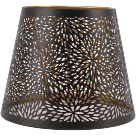 royaluxe-Abat-Jour en Métal, Abat-Jour en Forme d'arbre de Forêt Ajouré, Abat-Jour Décoratif Moderne pour Ampoule E27, Lampe de Table de Chambre à Coucher, Décoration de Lampe de Chevet
