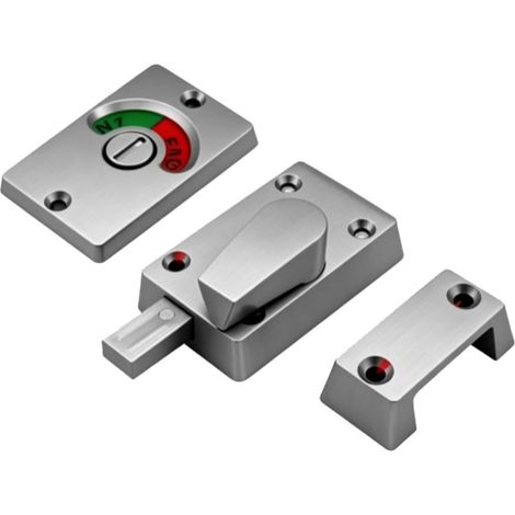 Bathroom Cabin Door Latch Indicator (SILVER) (1/5)