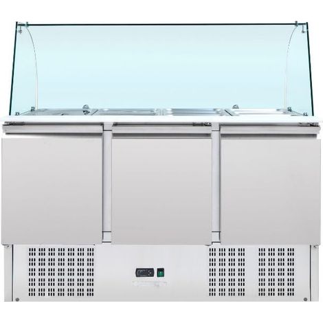 Saladette Réfrigérée 4 GN 1/1 - 3 Portes